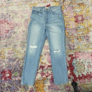 Madewell size 29 Classic Straight Jeans NWT